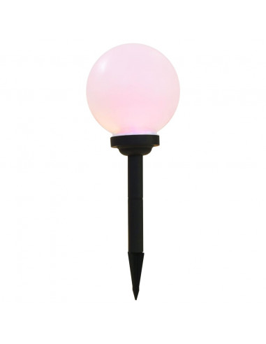 Lampade Solari da Esterni Sferiche 3 pz LED RGB 20 cm