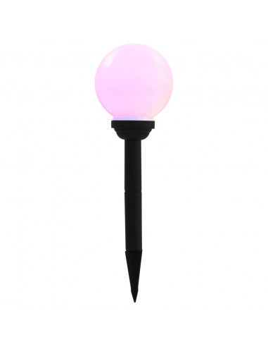 Lampade Solari da Esterno 8 pz LED Sferiche 15 cm RGB