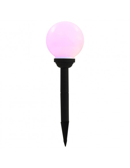 Lampade Solari da Esterno 8 pz LED Sferiche 15 cm RGB