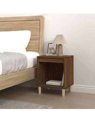 Comodino Rovere Marrone 40x35x50 cm