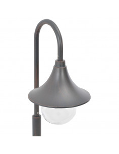Lampione da Giardino E27 120 cm in Alluminio Bronzo