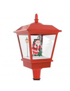 Lampione di Natale con Babbo Natale 180 cm LED