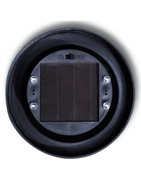 Lampione Solare a LED da Giardino 20 cm 3 pz con Picchetto