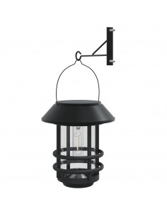 Lanterne Solari da Parete per Esterni 2 pz Bianche