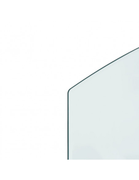 Lastra in Vetro per Caminetto 100x60 cm