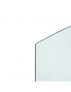 Lastra in Vetro per Caminetto 120x50 cm