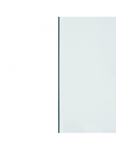 Lastra in Vetro per Caminetto Rettangolare 120x60 cm