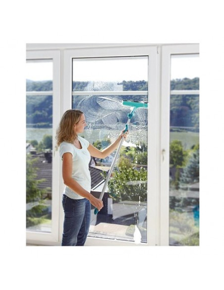 Lava vetri Leifheit 51120 CLICK SYSTEM Window & Frame Cleaner con Mani