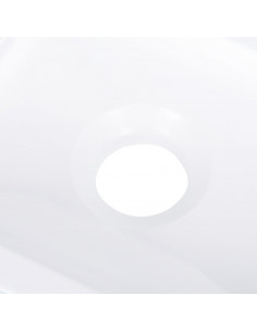 Lavabo 400x220x90 mm in SMC Bianco