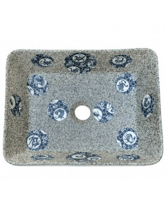 Lavabo Appoggio Multicolore Rettangolare 46x35,5x13 cm Ceramica