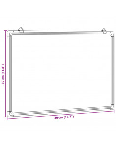 Lavagna Magnetica 40x30x1,7 cm in Alluminio