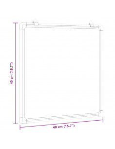 Lavagna Magnetica 40x40x1,7 cm in Alluminio