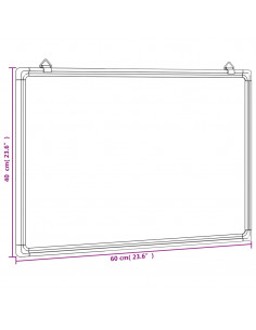 Lavagna Magnetica 60x40x1,7 cm in Alluminio