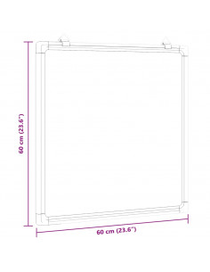 Lavagna Magnetica 60x60x1,7 cm in Alluminio