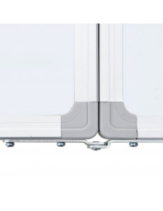 Lavagna Magnetica Pieghevole 120x60x1,7 cm in Alluminio