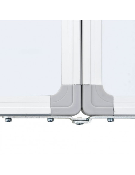 Lavagna Magnetica Pieghevole 160x50x1,7 cm in Alluminio