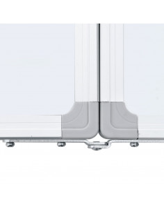 Lavagna Magnetica Pieghevole 200x40x1,7 cm in Alluminio