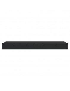 Lavandino 120x46x11 cm Blocco in Marmo/Minerale Nero Opaco