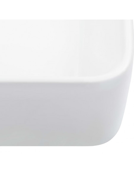 Lavandino 40x30x13 cm in Ceramica Bianco