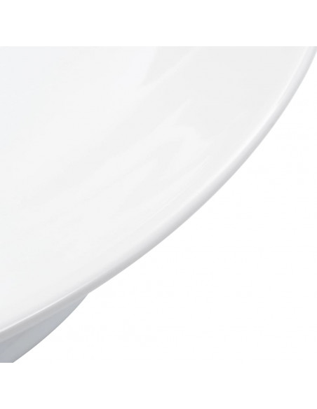 Lavandino 41x12,5 cm in Ceramica Bianco