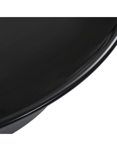 Lavandino 41x12,5 cm in Ceramica Nero