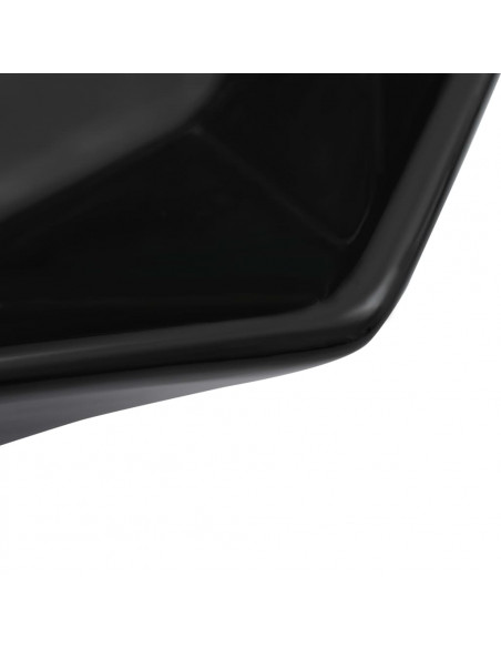 Lavandino 41x36,5x12 cm in Ceramica Nero