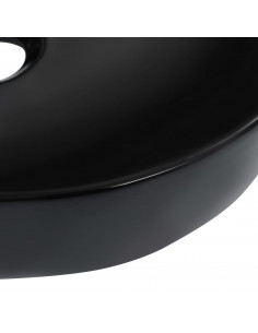 Lavandino 42,5x42,5x14,5 cm in Ceramica Nero