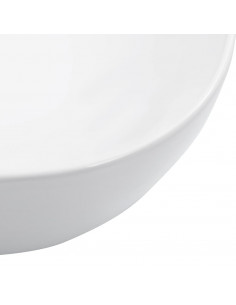 Lavandino 45,5x32x13 cm in Ceramica Bianco