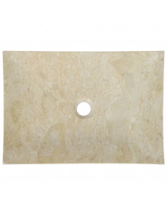 Lavandino 50x35x12 cm in Marmo Crema