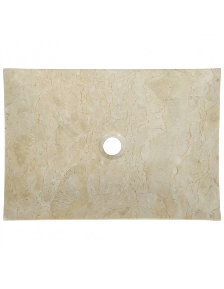 Lavandino 50x35x12 cm in Marmo Crema