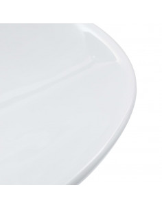 Lavandino 58,5x39x14 cm in Ceramica Bianco