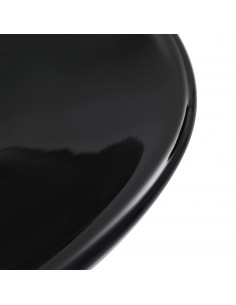 Lavandino 58,5x39x14 cm in Ceramica Nero