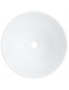 Lavandino Bianco 28x28x10 cm in Ceramica