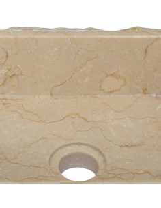 Lavandino Crema 30x30x13 cm in Marmo