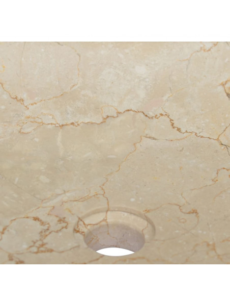 Lavandino Crema 40x40x10 cm in Marmo