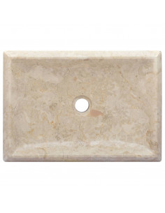Lavandino Crema 50x35x10 cm in Marmo