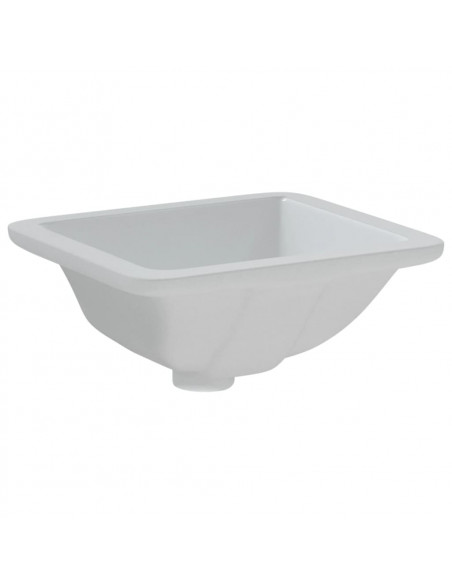 Lavandino da Bagno Bianco 30,5x27x14 cm Rettangolare Ceramica