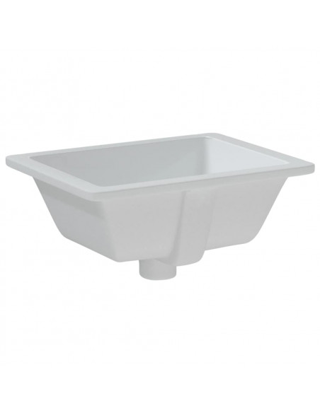 Lavandino da Bagno Bianco 39x30x18,5 cm Rettangolare Ceramica
