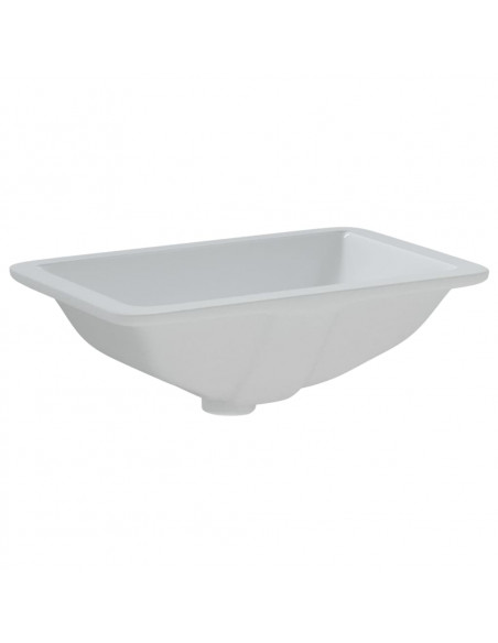 Lavandino da Bagno Bianco 41,5x26x18,5 cm Rettangolare Ceramica
