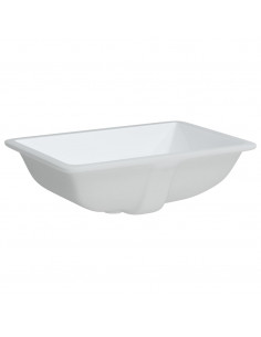 Lavandino da Bagno Bianco 52x38,5x19,5 cm Rettangolare Ceramica