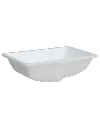 Lavandino da Bagno Bianco 52x38,5x19,5 cm Rettangolare Ceramica