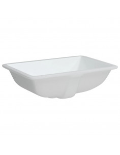 Lavandino da Bagno Bianco 55,5x37,5x19 cm Rettangolare Ceramica