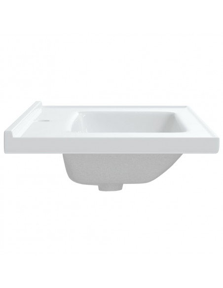 Lavandino da Bagno Bianco 91,5x48x19,5 cm Rettangolare Ceramica