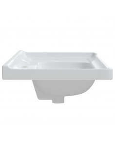 Lavandino da Bagno Bianco 91,5x48x23cm Rettangolare in Ceramica