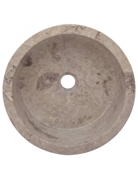 Lavandino Grigio Ø40x15 cm in Marmo