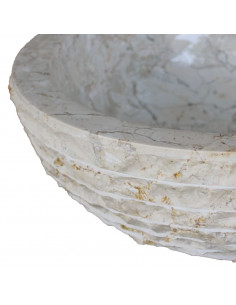 Lavandino in Marmo 40 cm Crema