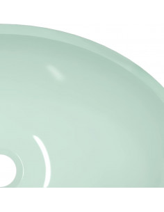 Lavandino in Vetro 50x37x14 cm Bianco