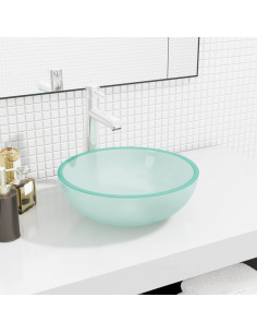 Lavandino in Vetro Temperato 35x12 cm Smerigliato