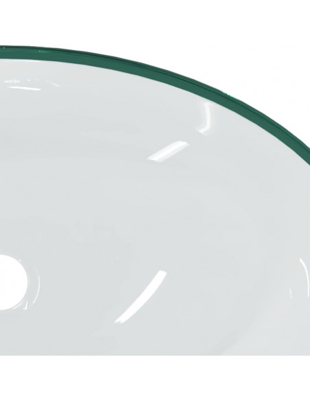 Lavandino in Vetro Temperato 54,5x35x15,5 cm Trasparente