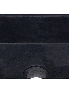 Lavandino Nero 30x30x13 cm in Marmo